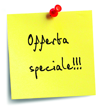 In offerta fino ad esaurimento scorte